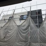 台風対策。